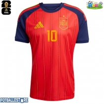 Spania Dani Olmo #10 Hjemmedrakt VM 2026 Kortermet